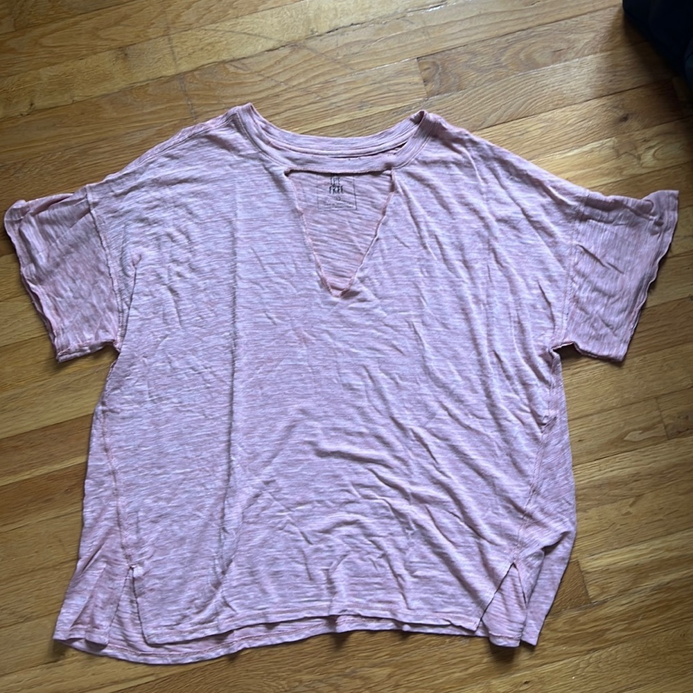 Free People distressed tee